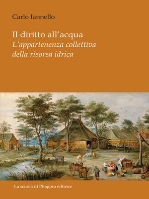 cover image of Il diritto all'acqua. L'appartenenza collettiva della risorsa idrica